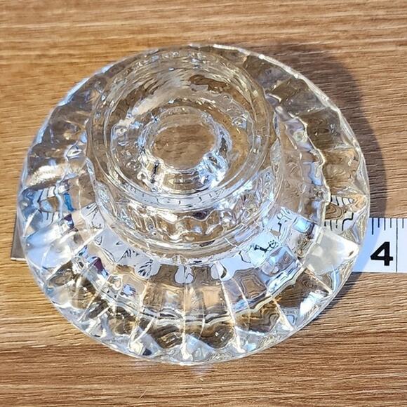 Crystallite 3 in 1 Candlerholder 2 Piece Set for Votive Stick Pillar Candle - Picture 8 of 8